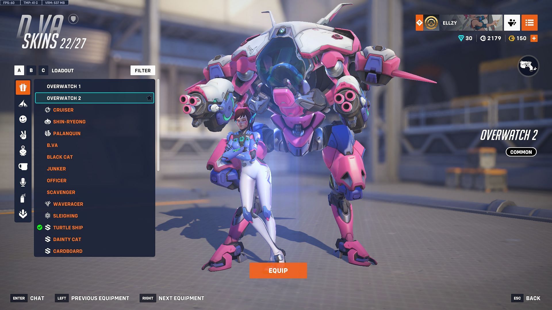 Overwatch 2 default skin (Image via Sportskeeda Gaming | Blizzard Entertainment)